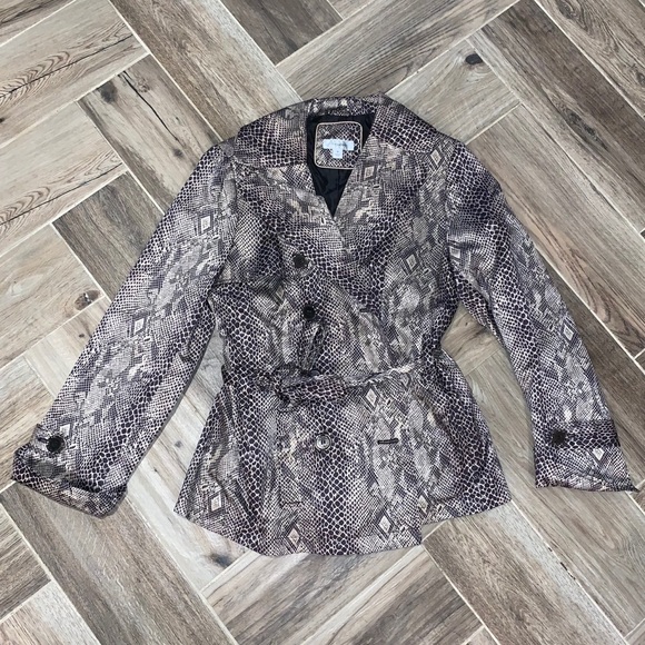Dress Barn Jackets & Blazers - Snakeskin Raincoat